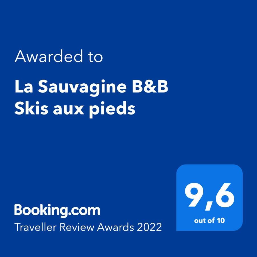 La Sauvagine B&B Skis Aux Pieds 레오레스 외부 사진